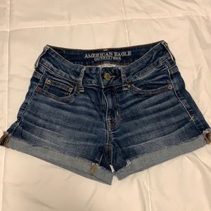 American Eagle Shortie Super stretch shorts Size 0